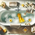 איך לנקות כתמים באמבטיה
